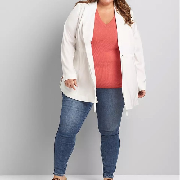 Satin Tie-Waist Jacket - Picture 3 of 3